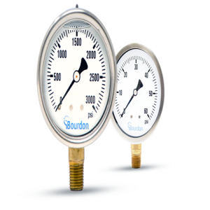 Industrial Series Liquid Filled MAX series Bourdon Gauges
