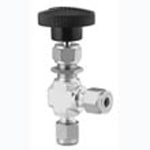 Swagelok Integral Bonnet Angle-Pattern Needle Valve, 1/8 in. Tube Fitting, Regulating Stem